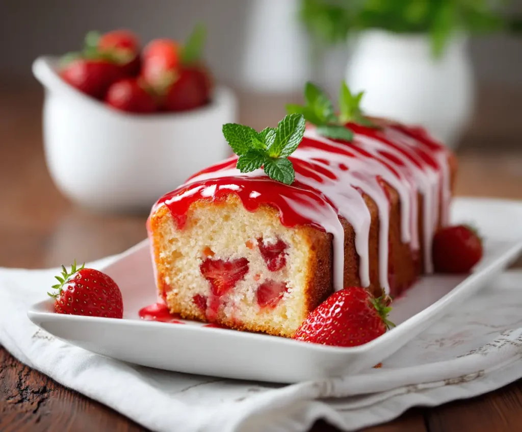 Strawberry Glaze Cake
