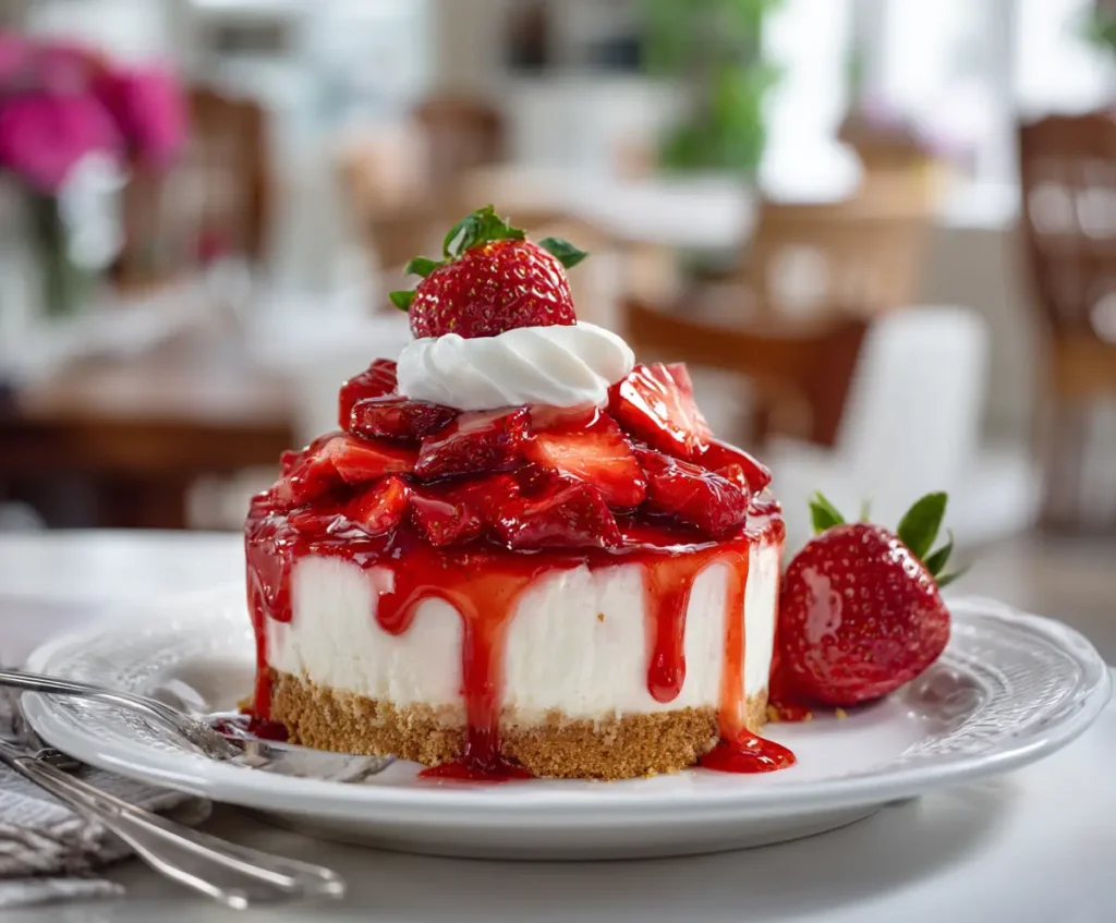 Strawberry Shortcake Cheesecake
