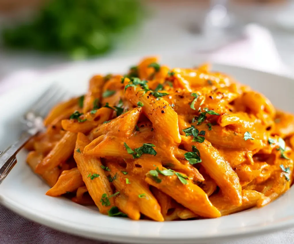 Super Easy Creamy Tomato Pasta