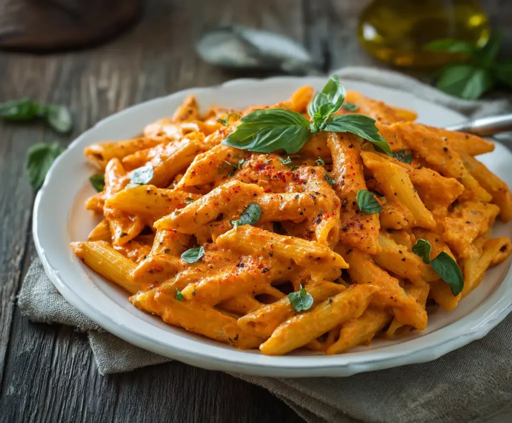 Super Easy Creamy Tomato Pasta