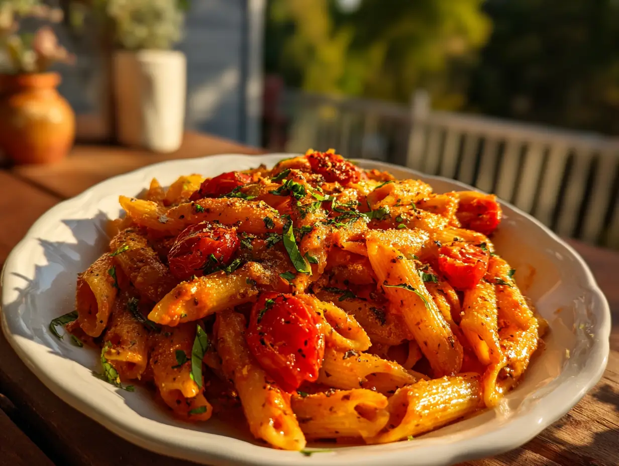 Super Easy Creamy Tomato Pasta