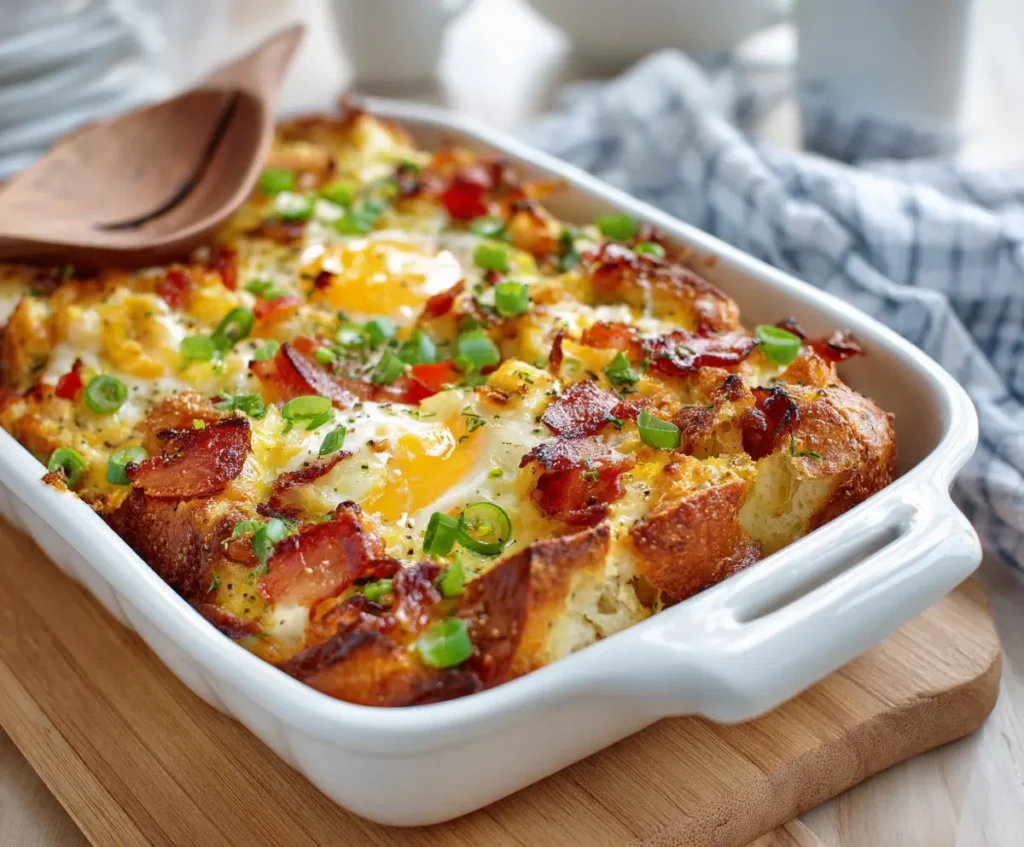 Bagel Breakfast Casserole