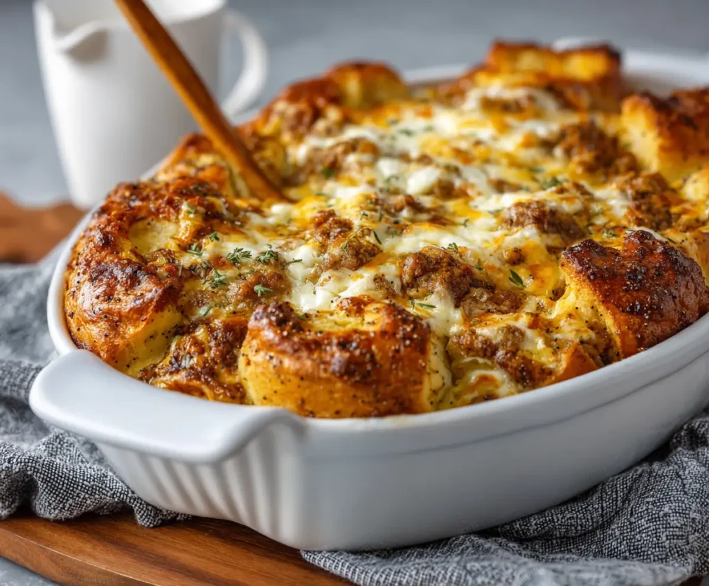 Bagel Breakfast Casserole
