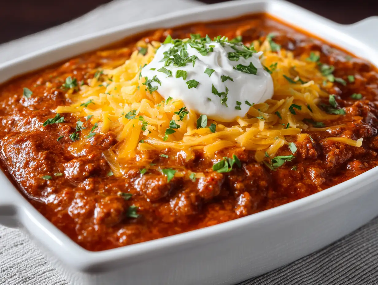 Beanless Chili Recipe