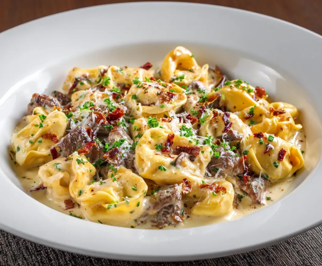Beef Tortellini Alfredo Recipes 