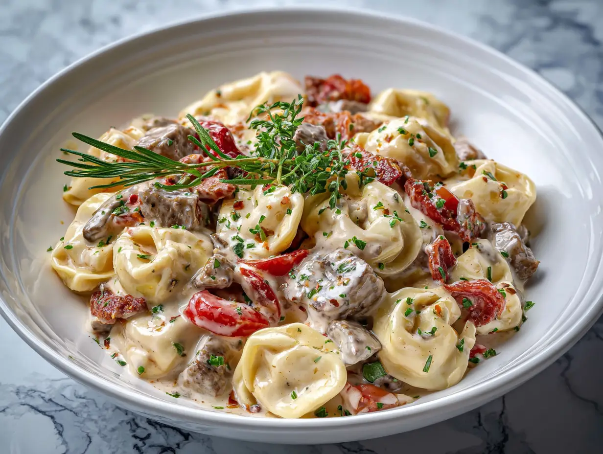 Beef Tortellini Alfredo Recipes
