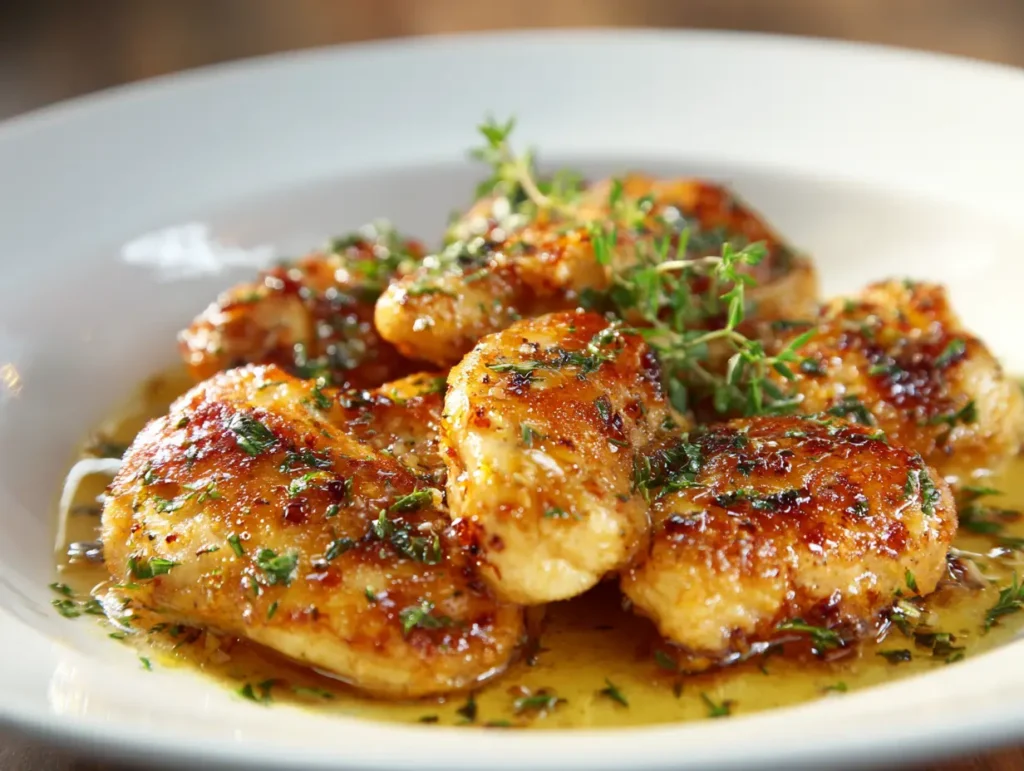 Crispy Garlic Honey Chicken 