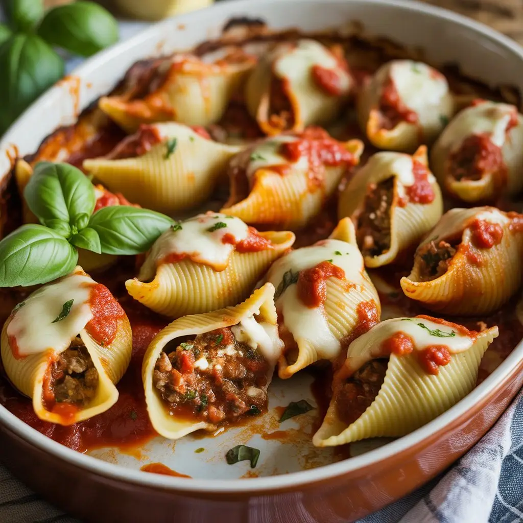 Easy Stuffed Shells With Meat