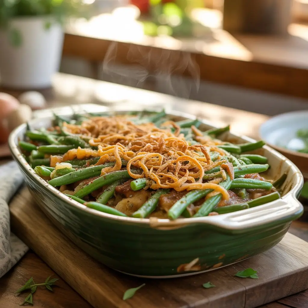Fresh Green Bean Casserole