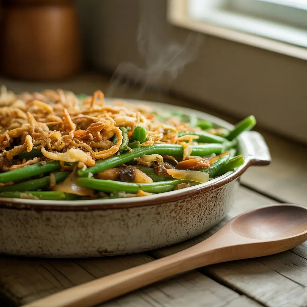 Fresh Green Bean Casserole