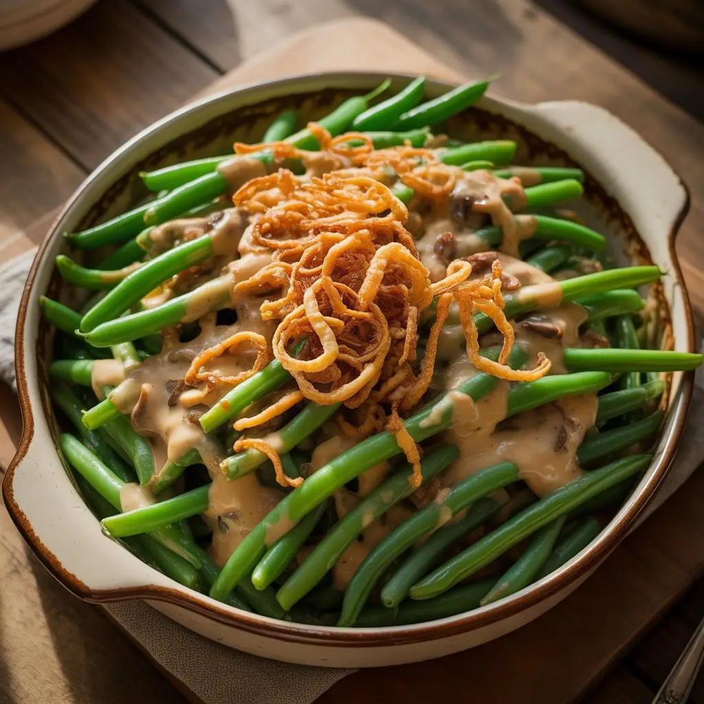 Fresh Green Bean Casserole