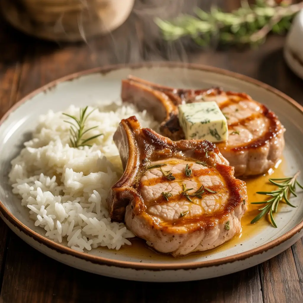 Pork Chops And Rice