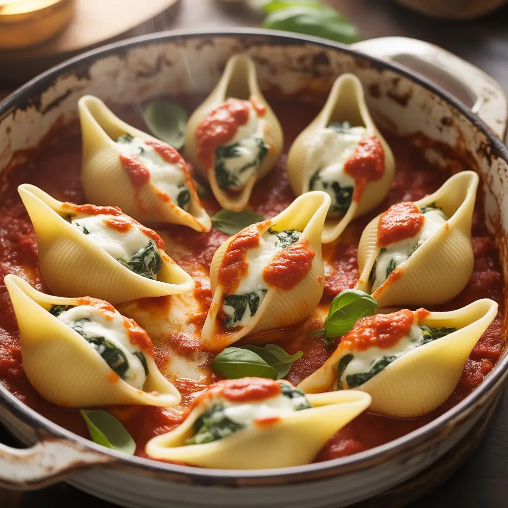 Quick And Easy Stuffed Shells