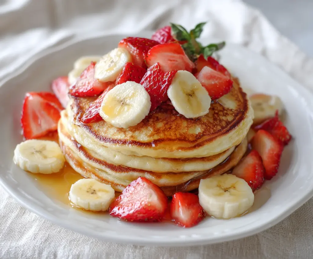 Strawberry Banana Pancakes