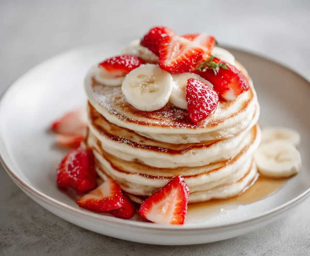 Strawberry Banana Pancakes