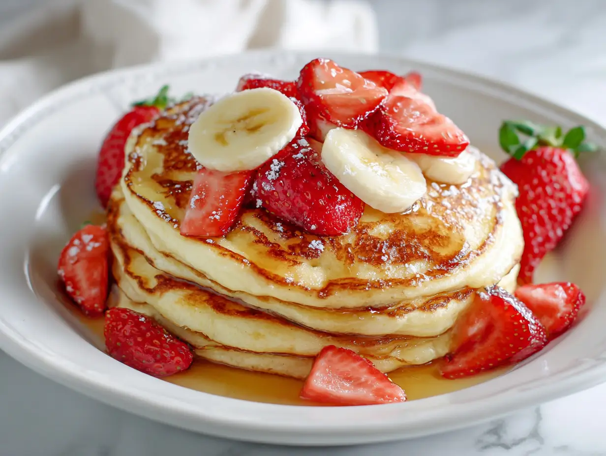 Strawberry Banana Pancakes