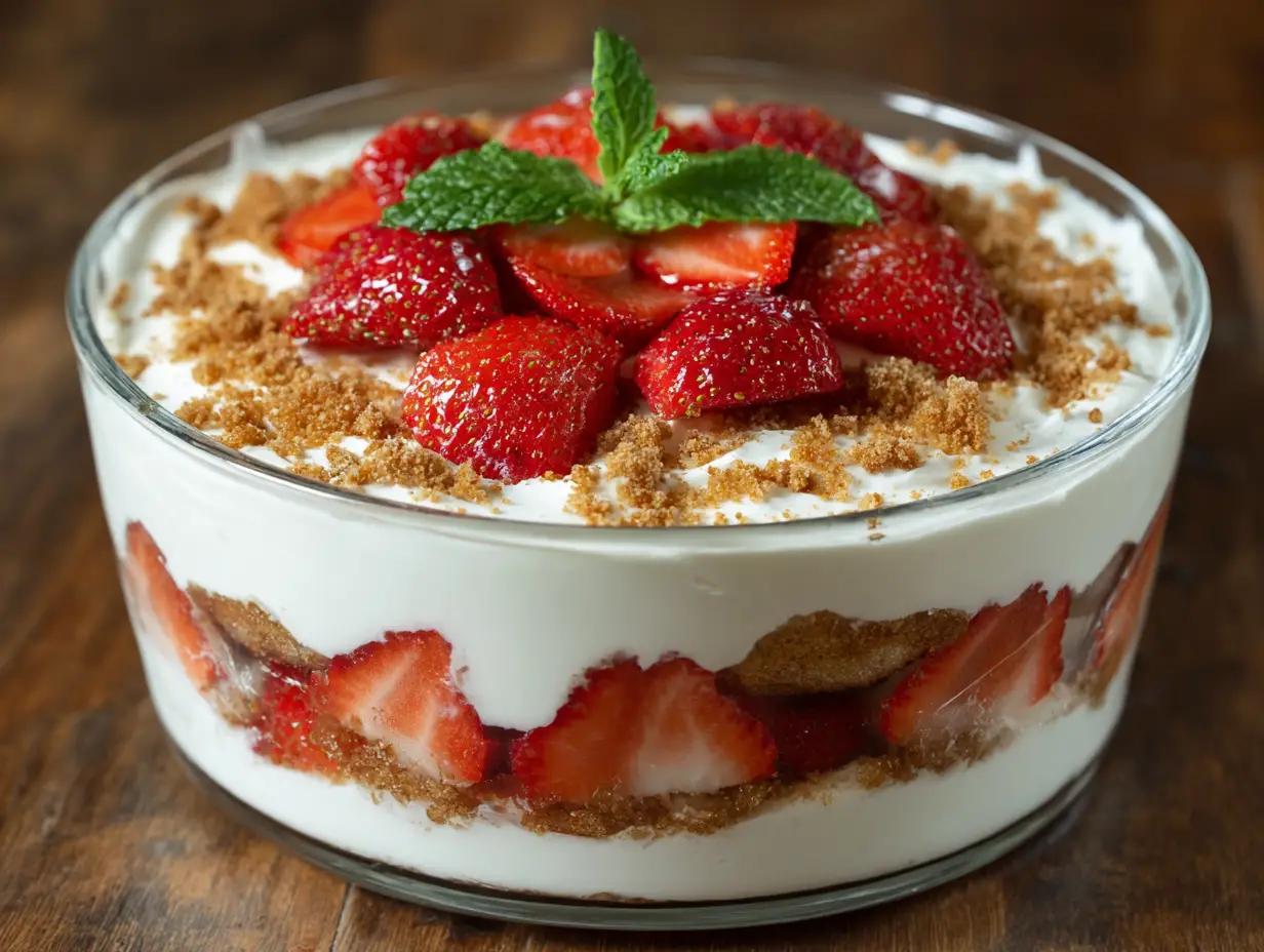 Strawberry Cheesecake Trifle Recipe
