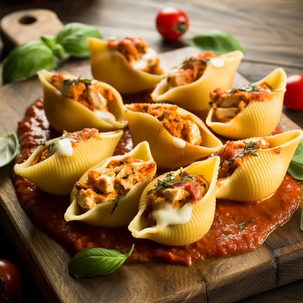 Stuffed Pasta Shells Recipe Chicken 