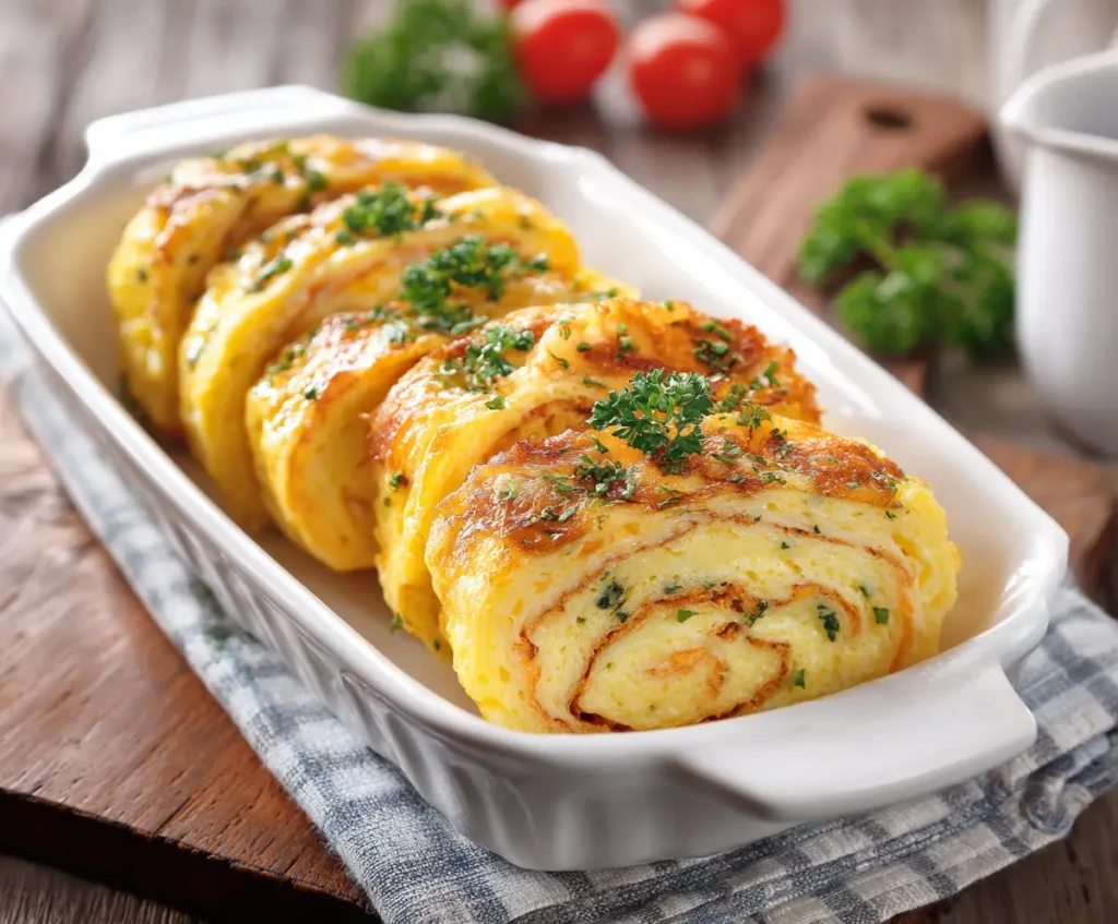Baked Omelet Roll