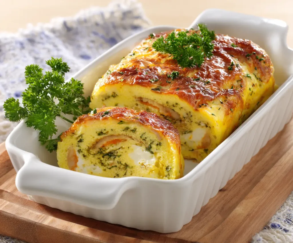 Baked Omelet Roll