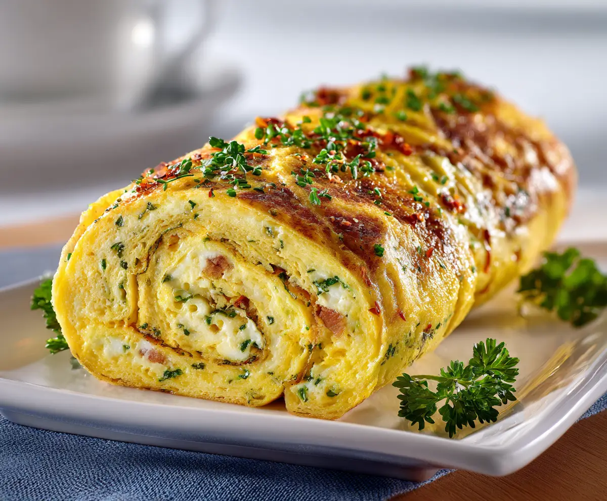 Baked Omelet Roll