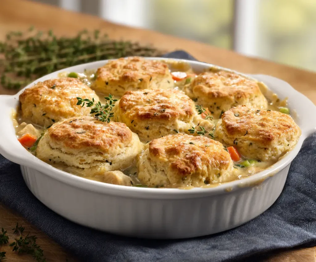 Biscuit Chicken Pot Pie