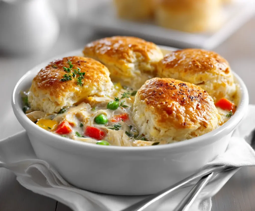 Biscuit Chicken Pot Pie