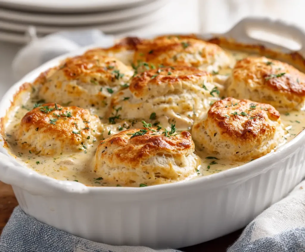 Biscuit Chicken Pot Pie