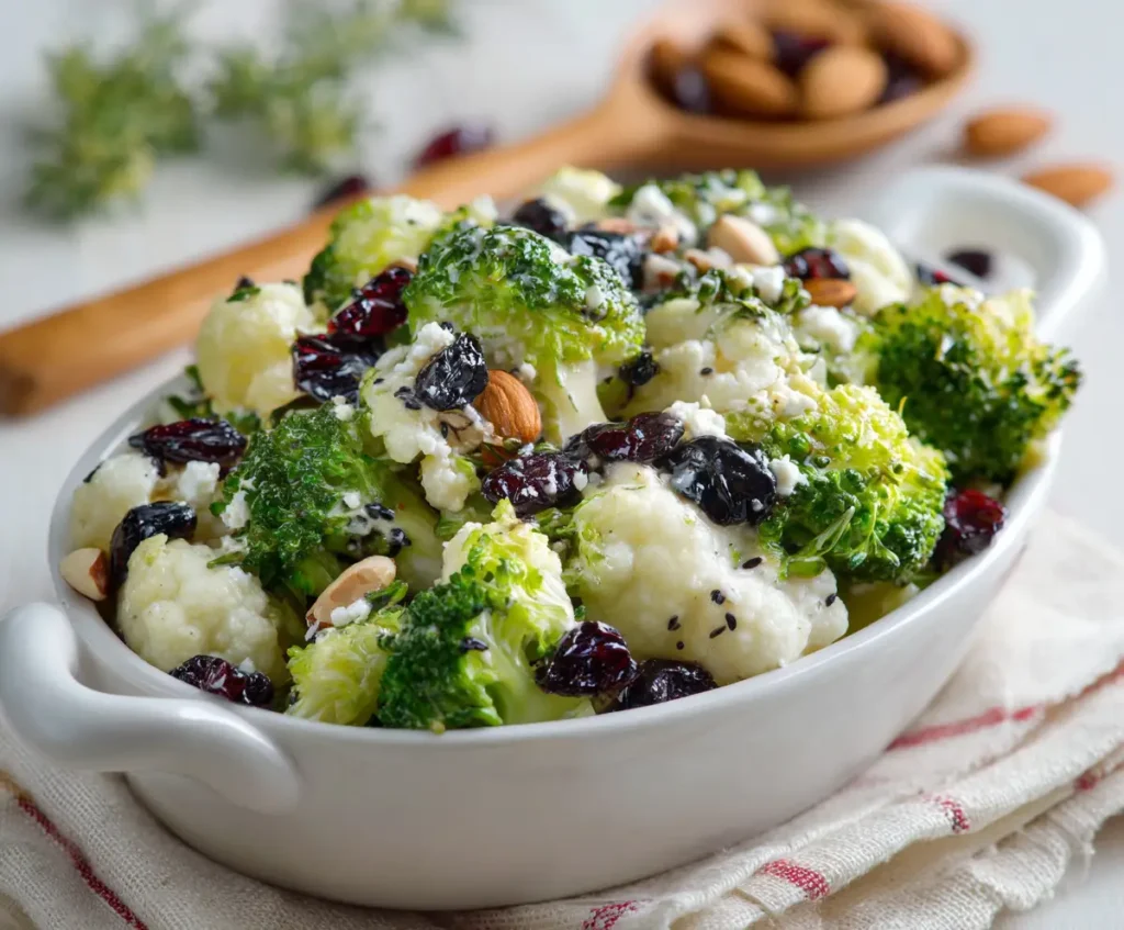 Broccoli Cauliflower Salad 
