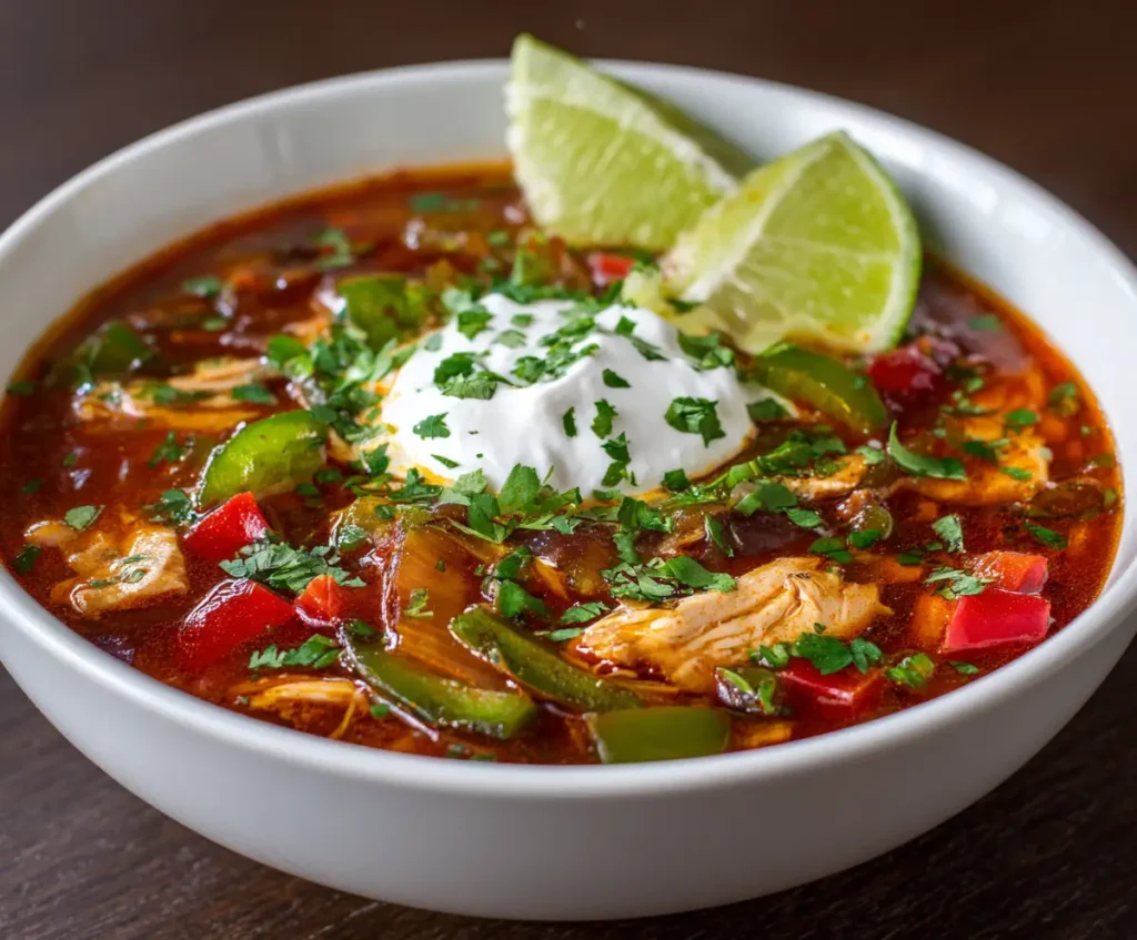 Chicken Fajita Soup