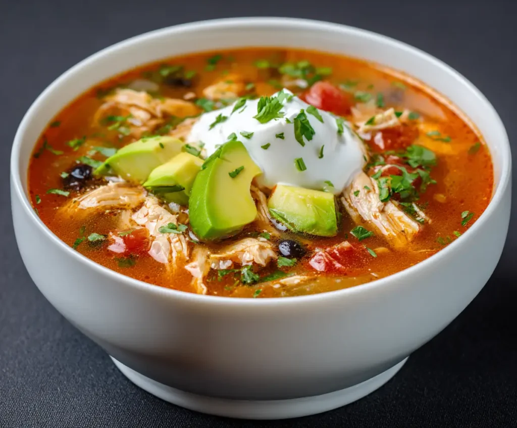 Chicken Fajita Soup 