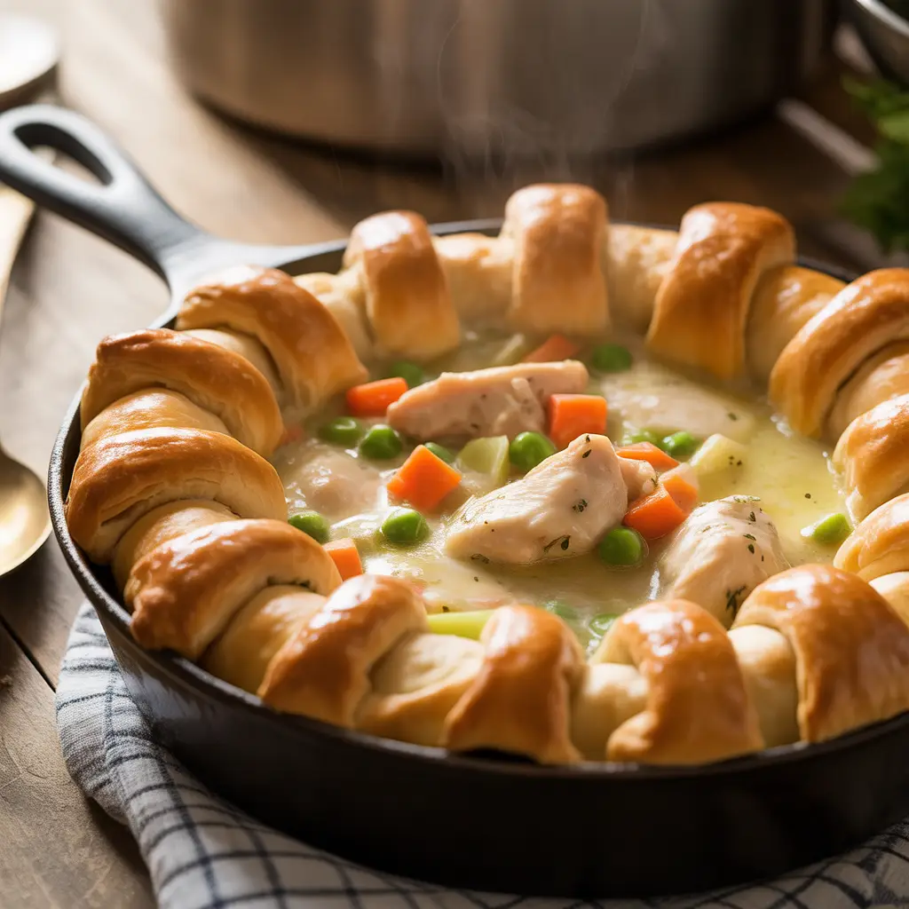 Chicken Potpie Easy Crescent Rolls