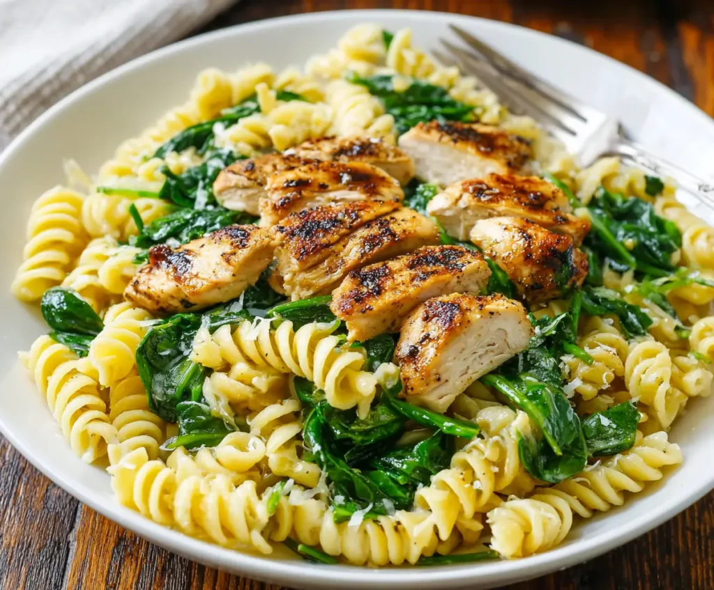 Chicken Spinach Pasta