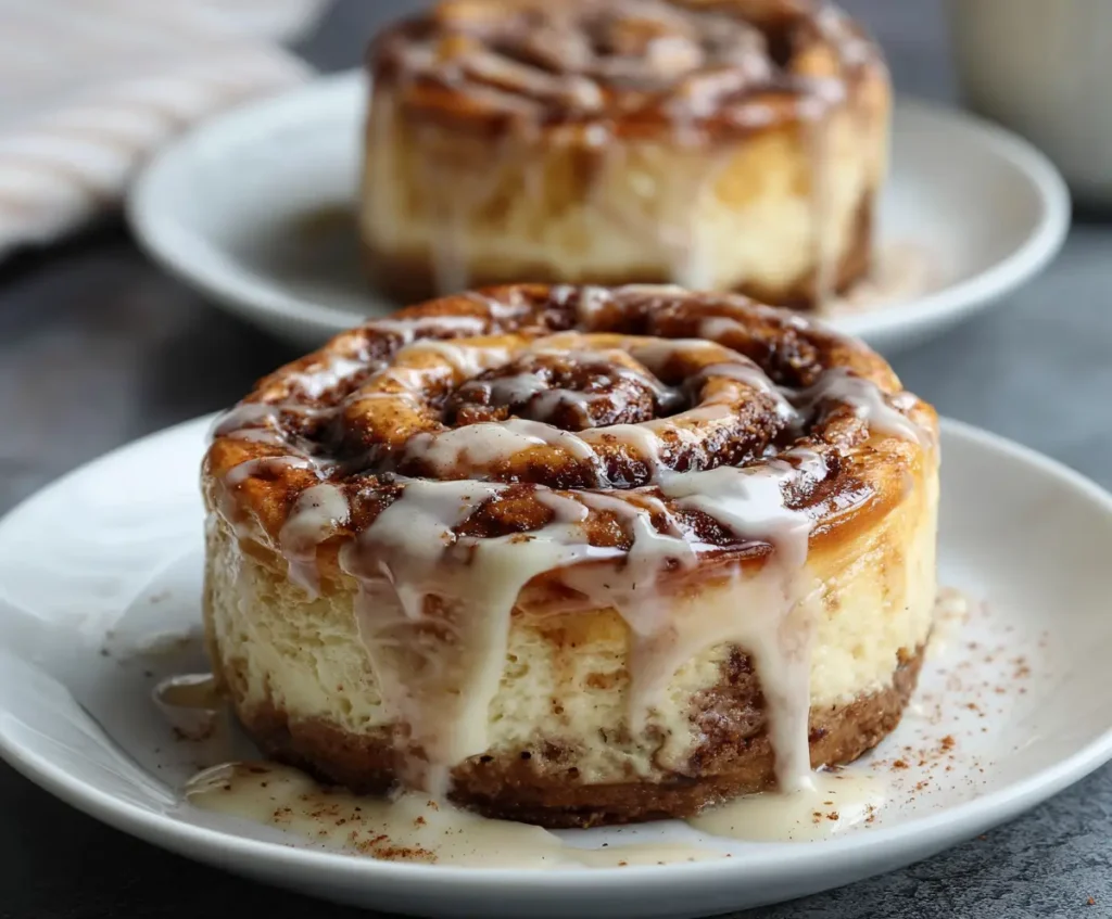Cinnamon Roll Cheesecake