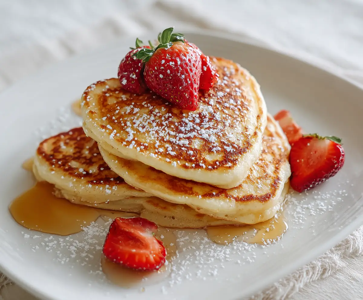 Easy Heart Shaped Pancakes