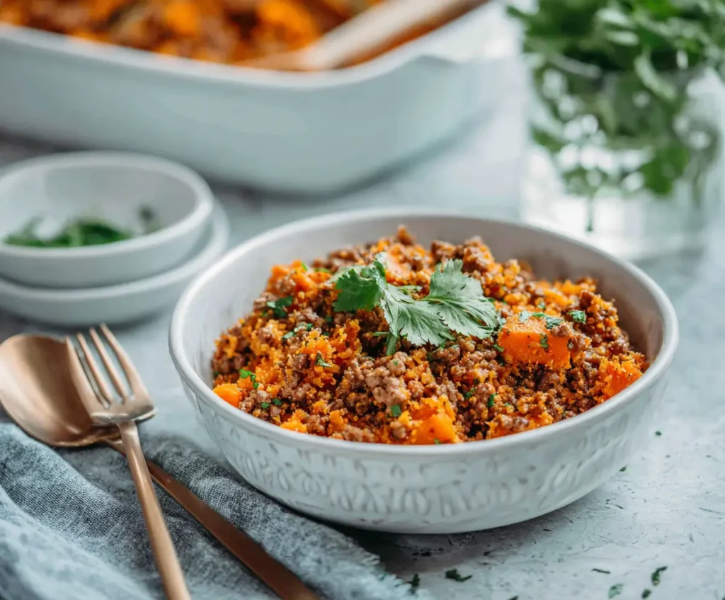 Ground Turkey Sweet Potato Skillet