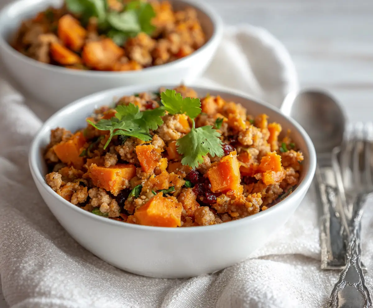 Ground Turkey Sweet Potato Skillet