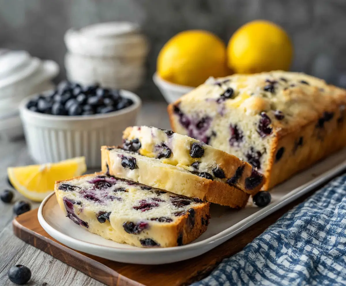 Lemon Blueberry Sourdough Bread
