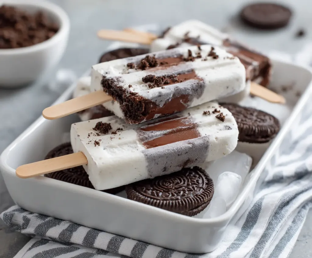 Oreo Popsicles