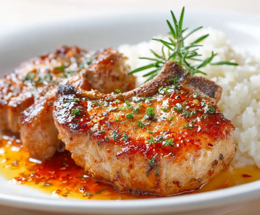 Pork Chops And Rice 