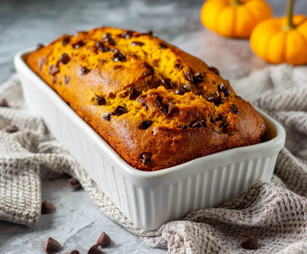 Pumpkin Chocolate Chip Bread