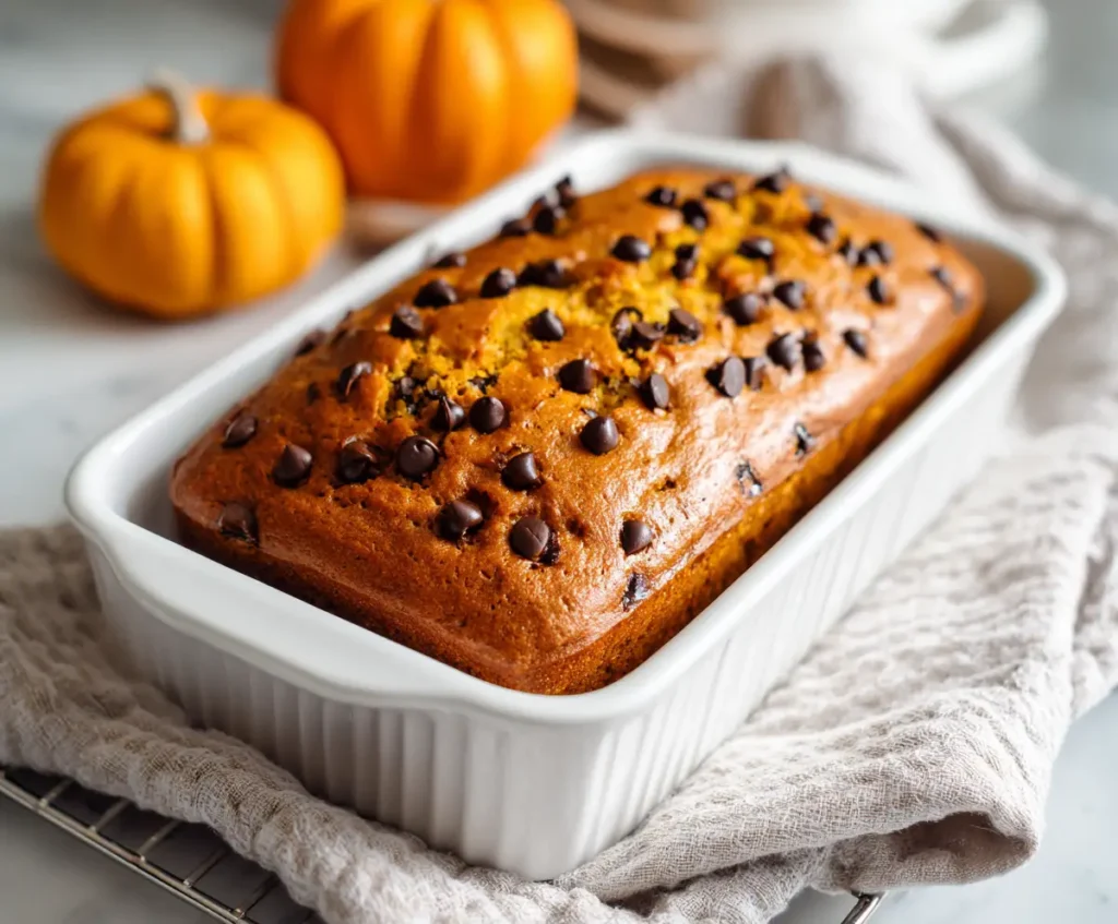Pumpkin Chocolate Chip Bread