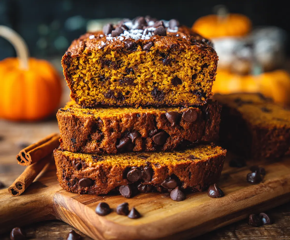 Pumpkin Chocolate Chip Bread