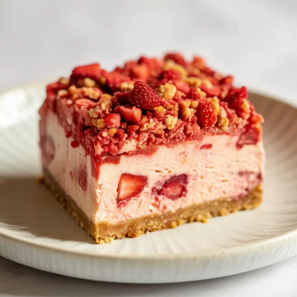 Strawberry Crunch Cheesecake 