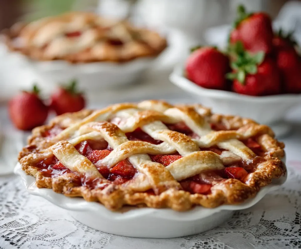 Strawberry Rhubarb Pie 