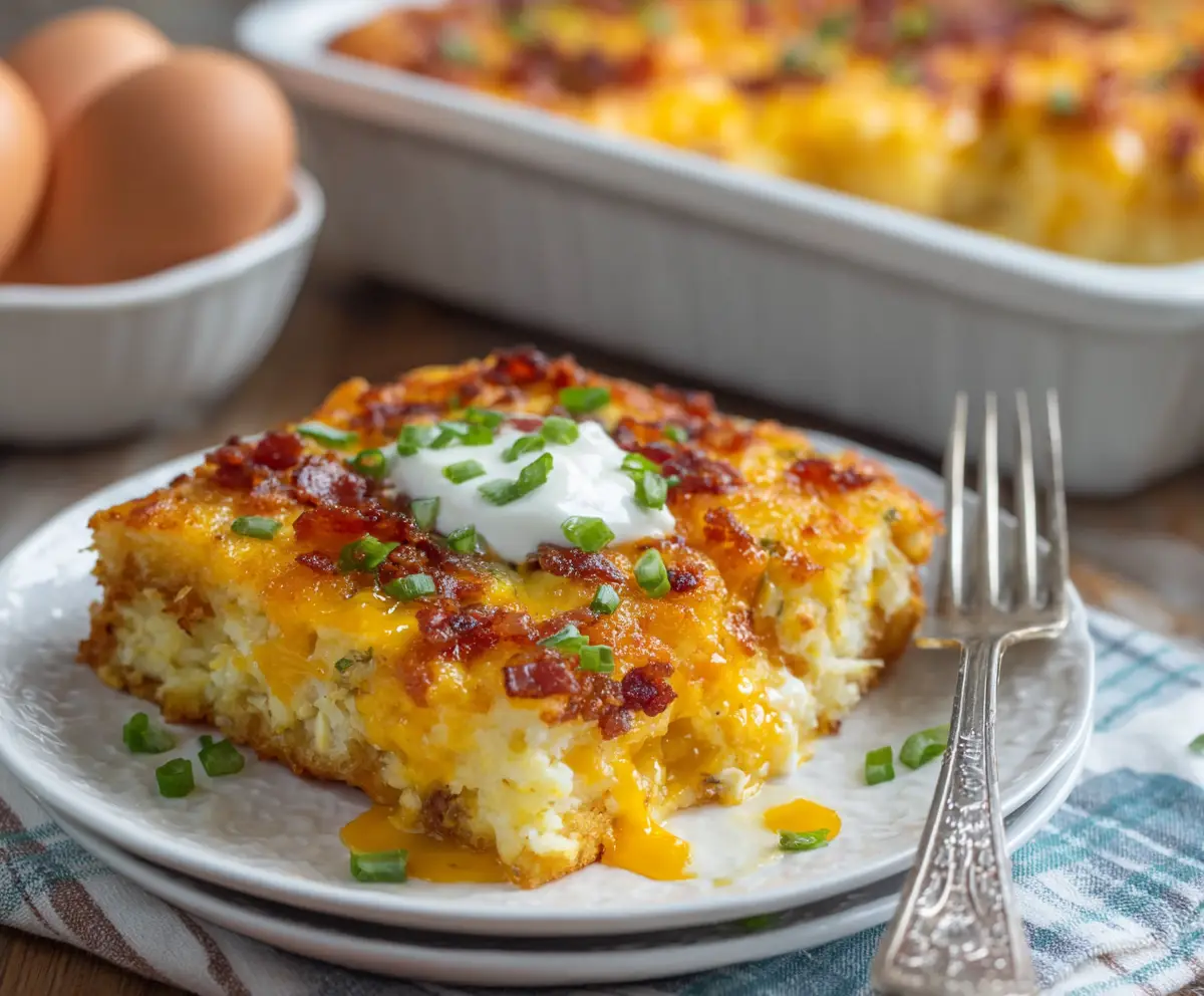 Tater Tot Breakfast Casserole