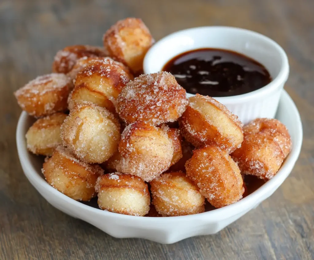 Air Fryer Churro Bites 