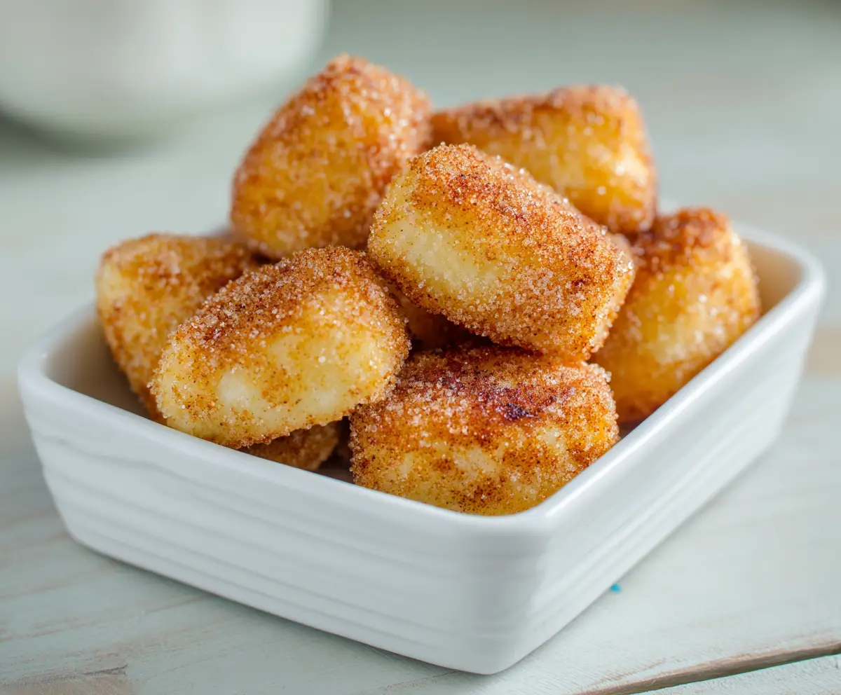 Air Fryer Churro Bites