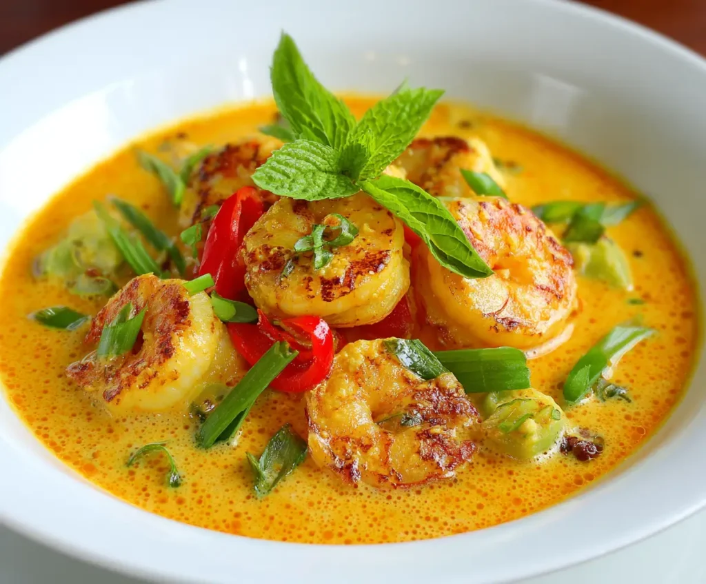 Authentic Thai Shrimp Coconut Curry