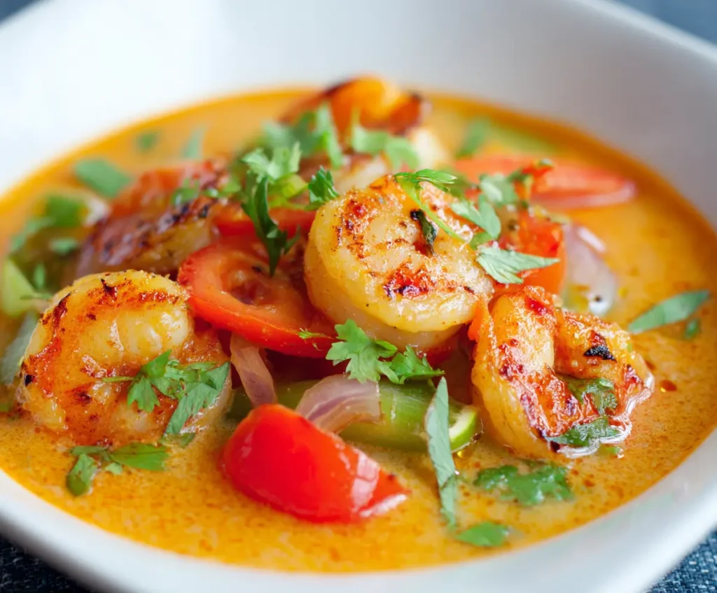 Authentic Thai Shrimp Coconut Curry 
